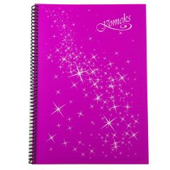 KOMEKS PP SPIRALLI A4 72YP KAR.DEFTER (0131) COLOR