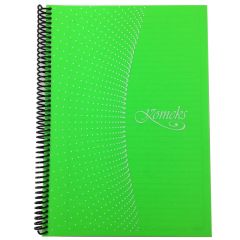 KOMEKS PP SPIRALLI A4 144YP KARELI DEFTER (0139)