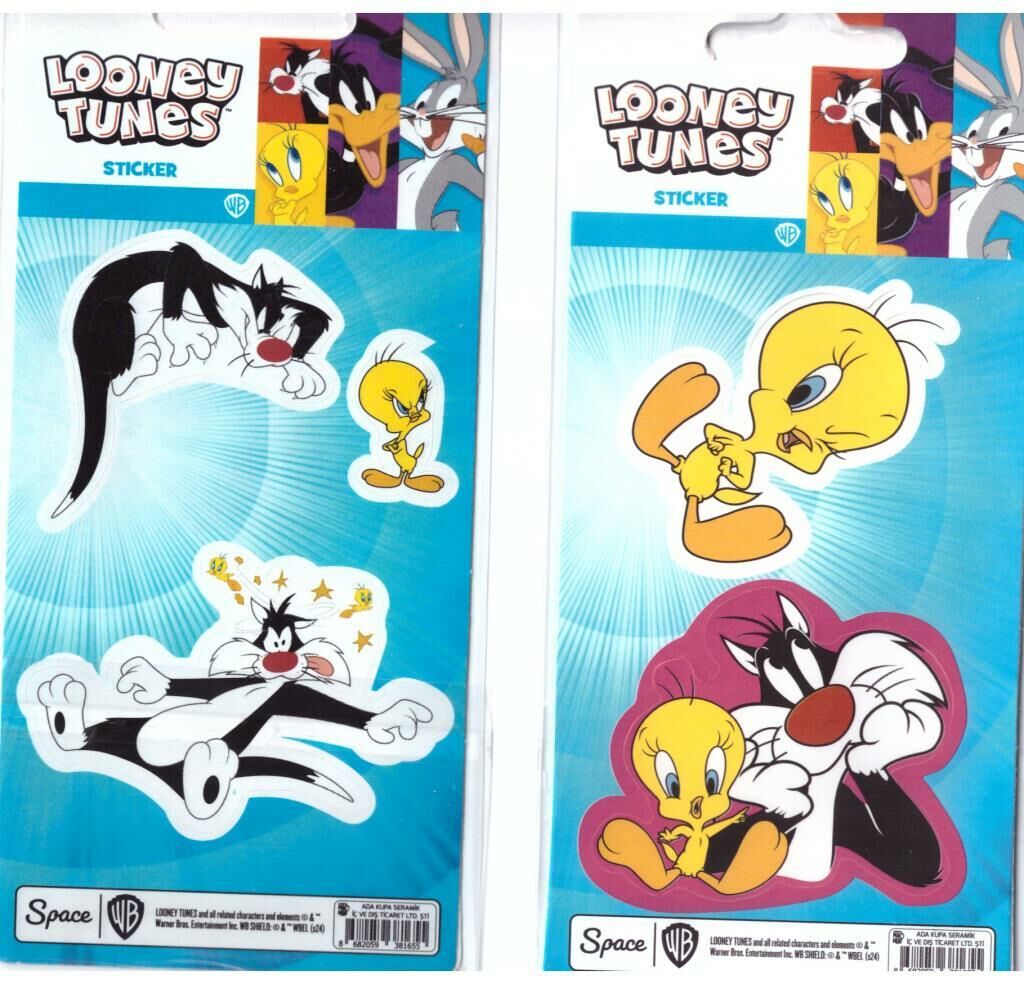 LOONEY TUNES TWEETY-SYLVESTER STICKER STC-381655