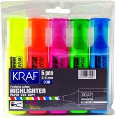 KRAF FOSFORLU KALEM 5 LI SET (330)