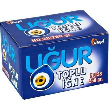 UGUR TOPLU IGNE 250GR KUTU NO:28 (BRNU3)