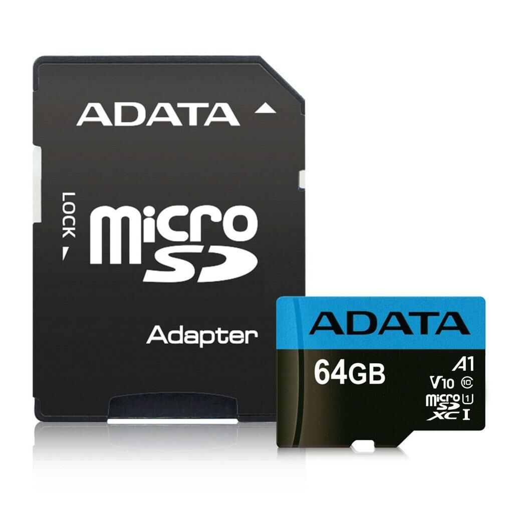 ADATA FLASH MEMORY SDHC CARD 64GBCLASS10 V10