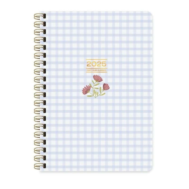 KESKIN AJANDA HAFTALIK 2025 A5 SPR.POTIKARE 600080