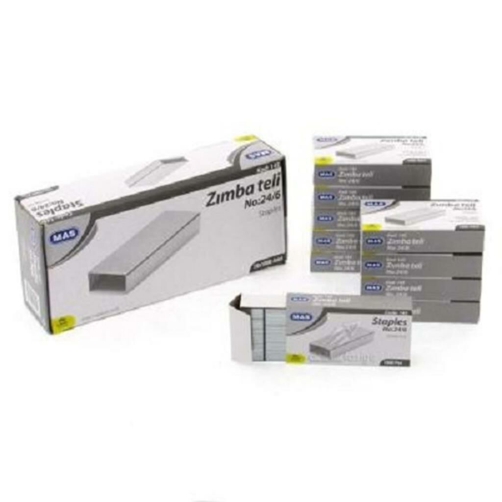 MAS ZIMBA TELI 24/6 10 LU KUTU (145)