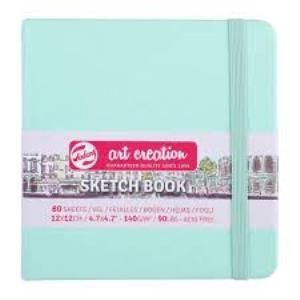 TALENS ART SKETCH BLOCK  F.MINT 12X12 140gr