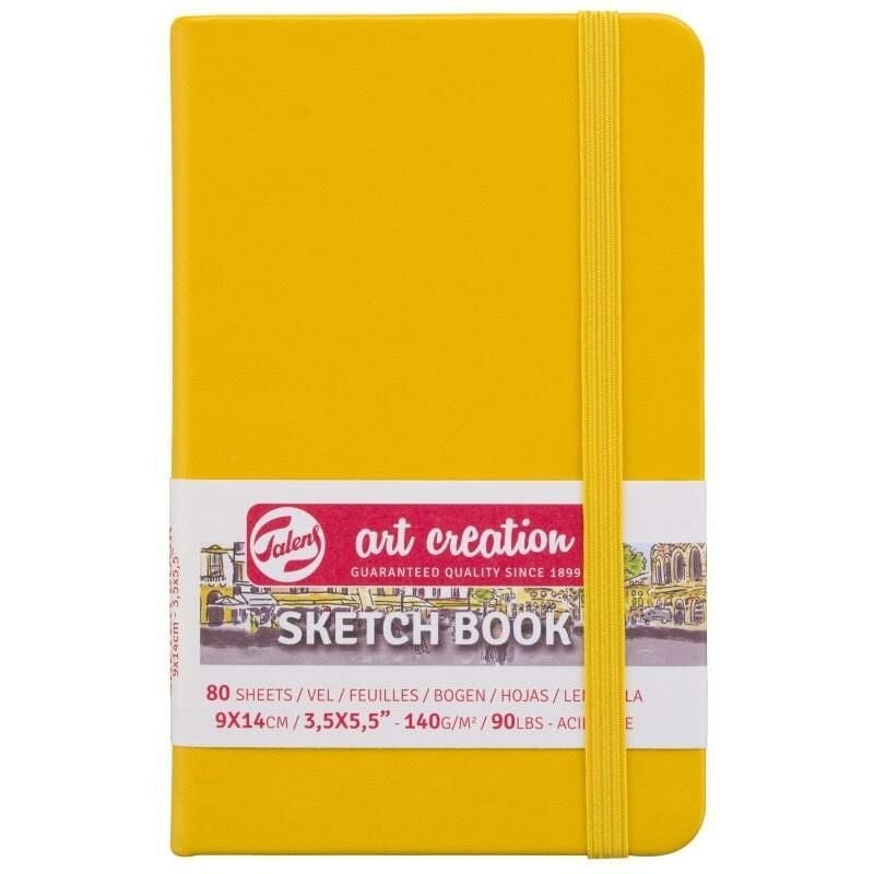 TALENS ART SKETCH BLOCK G.YELLOW 9X14 140gr