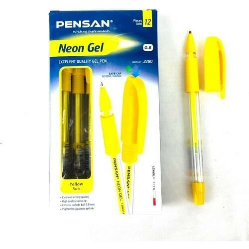 PENSAN JEL KALEM NEON 1.0 MM SARI 2290