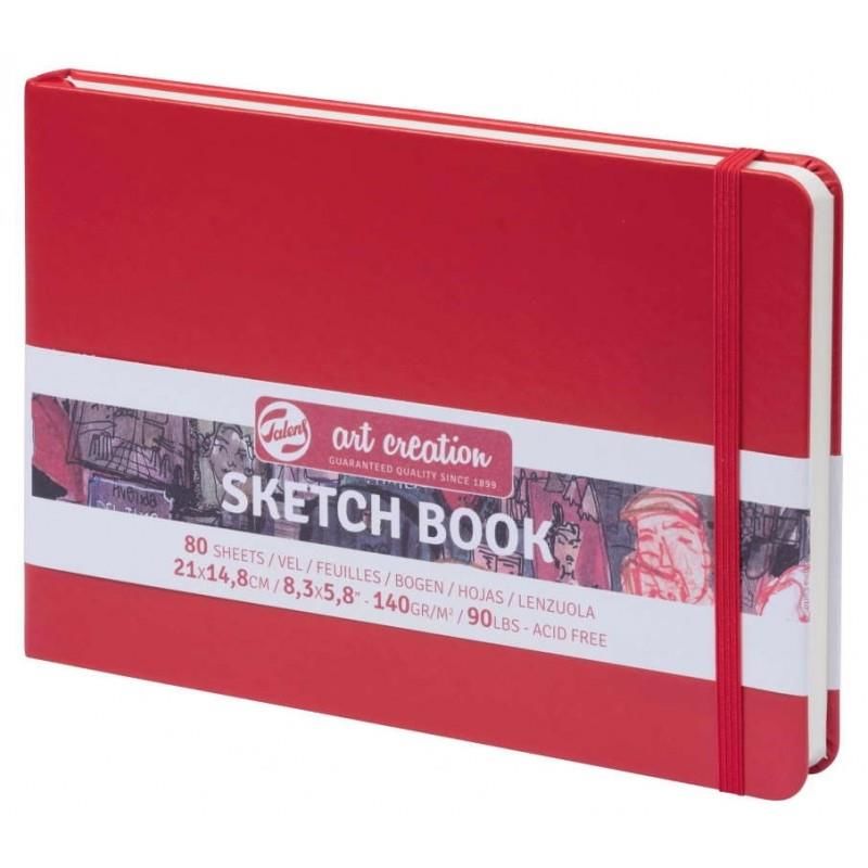 TALENS ART SKETCH BLOCK  RED 15X21 140gr