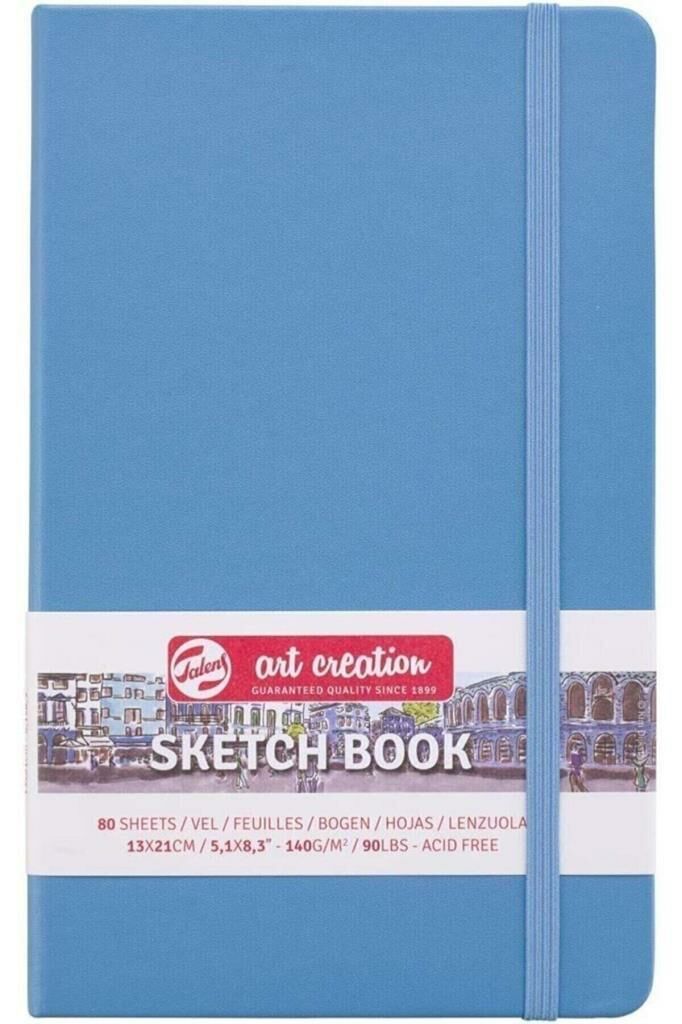TALENS ART SKETCH BLOCK L.BLUE 13X21 140gr