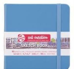TALENS ART SKETCH BLOCK  L.BLUE 12X12 140gr