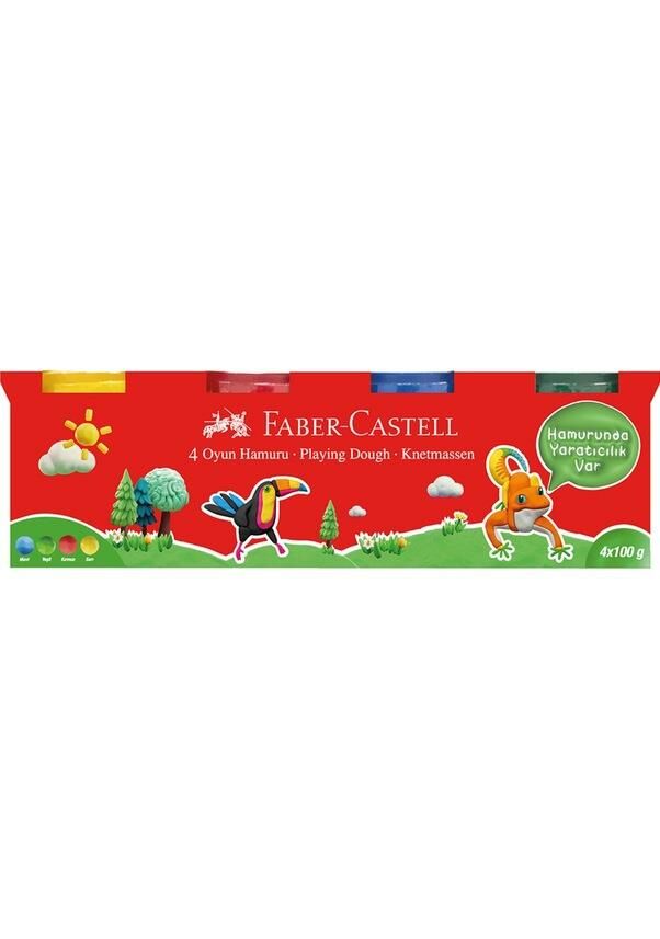 FABER OYUN HAMURU 4x100gr KLASIK RENK 5170041