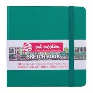 TALENS ART SKETCH BLOCK  FR.GREEN 12X12 140gr