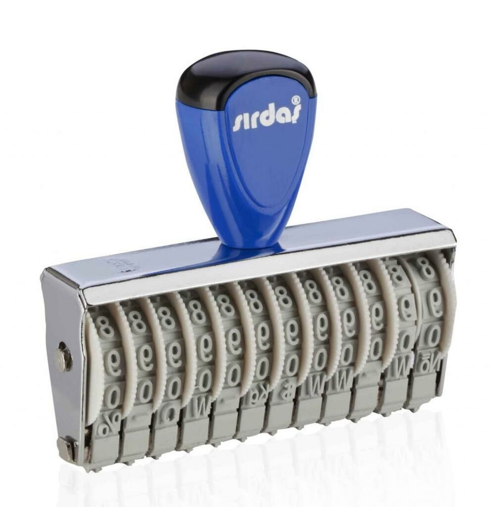 SIRDAS NUMARATOR 5mm 12 HANE (15512)