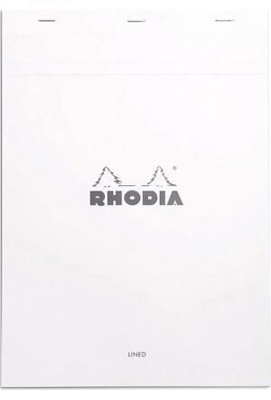 RHODIA BASIC A4 KARELI BLOKNOT BEYAZ KAPAK 80YP.