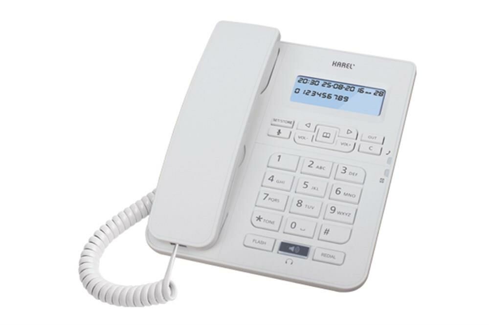 KAREL TM145  MASAUSTU EKRANLI KREM TELEFON