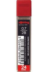 ROTRING MIN SUPER POLIMER 0.7mm 2B  (2089895)