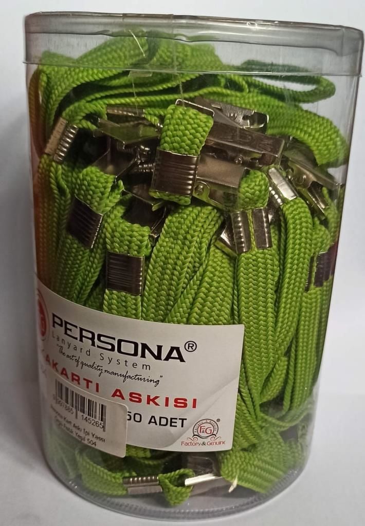 PERSONA YAKA KARTI IPI ORGU FISTIK YESILI 50 LI