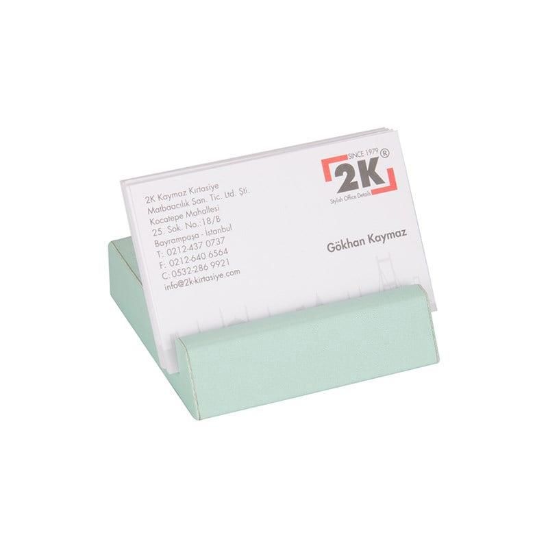 2K KARTVIZITLIK VE TELEFON TUTUCU SU YESILI 100-11