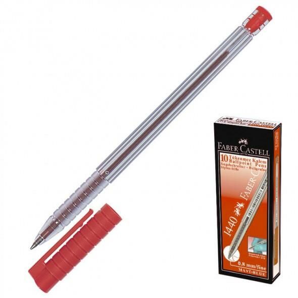 FABER (1440) TUKENMEZ KALEM KIRMIZI 10LU5211144021