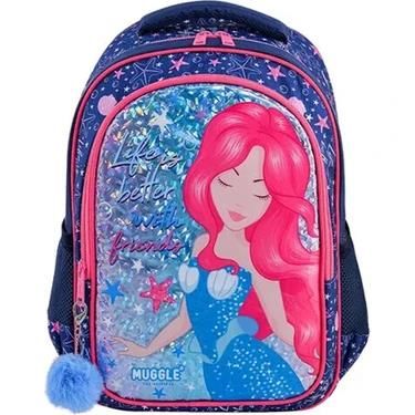 MIKRO OKUL CANTASI MUGGLE MARMAID LACIVERT MU8836