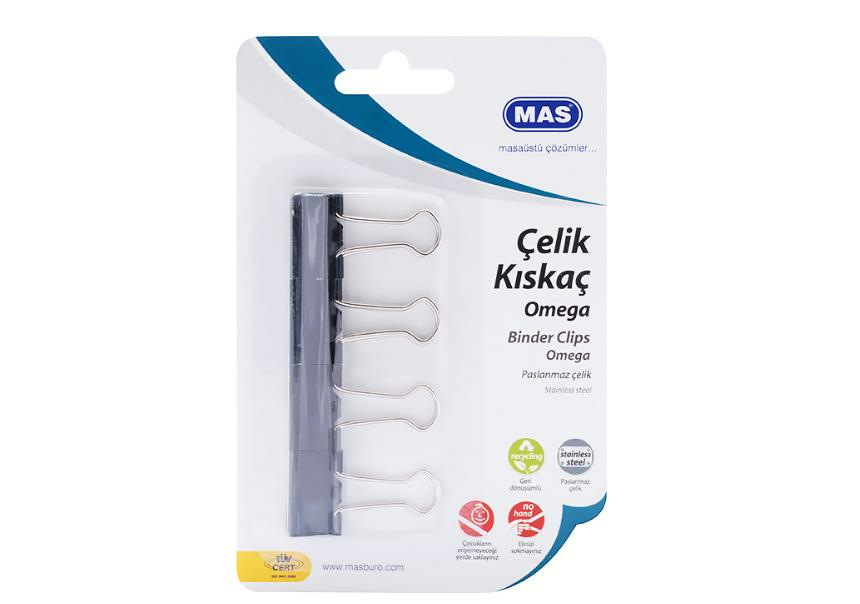 MAS KISKAC OMEGA CELIK 25mm 4 LU BLISTER (926)