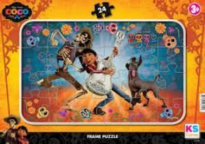 KS GAMES FRAME PUZZLE 24 PARCA COCO CO 704