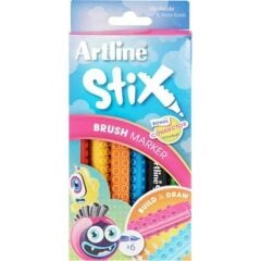 ARTLINE BOYA KALEMI STIX BRUSH MAR.6 LI ETX-F 6W