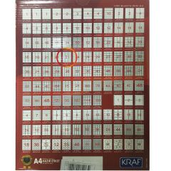 KRAF LASER ETIKET 2121 70x38 (21x100=2100)