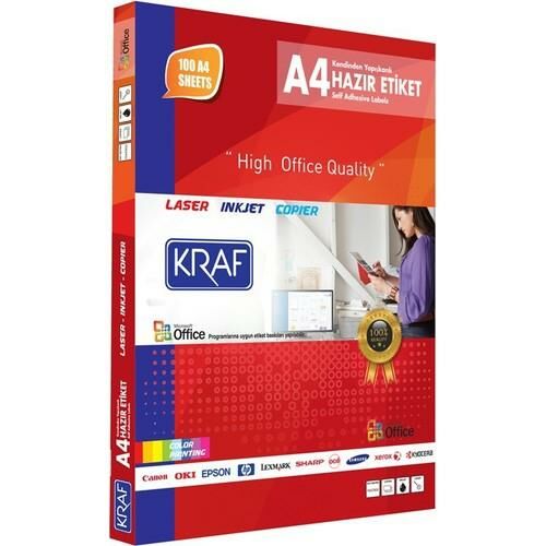 KRAF LASER ETIKET 2040 52.5x29.7 (40x100=4000)