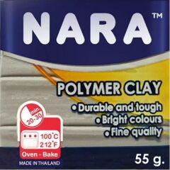 NARA POLYMER CLAY 55gr.SILVER