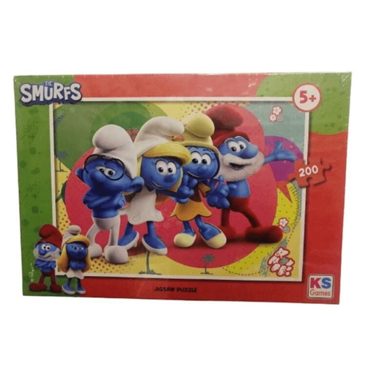 KS GAMES PUZZLE 200 PARCA SMURF SMR 113