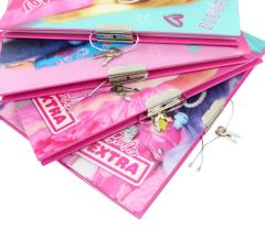 DOLPHIN HATIRA DEFTERI KILITLI BARBIE 3D (B-880)