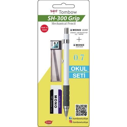 TOMBOW OKUL SETI SH-300 GRIP 0,7 K.BEYAZ