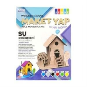 SUDOR AHSAP MAKET SU DEGIRMENI BOYAMA B.BOY MD2-07