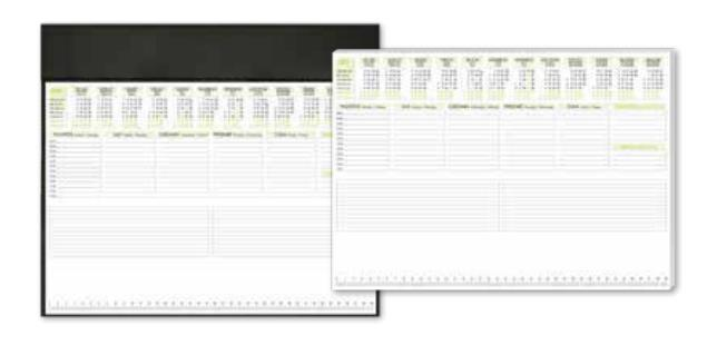 KESKIN HAFTALIK MASA TAKVIM(2026)28X40 AJ-68 BIA