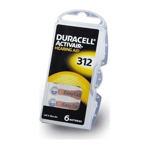 DURACELL ACTIVAIR KULAKLIK PILI 1.45V 6 LI (312)