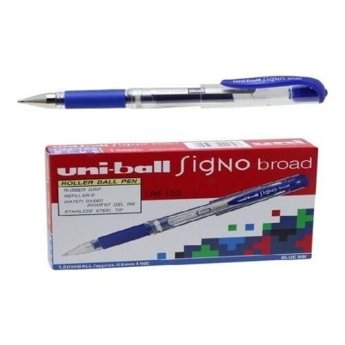 UNI JEL IMZA KALEM 1mm MAVI 12 LI (UM-153)