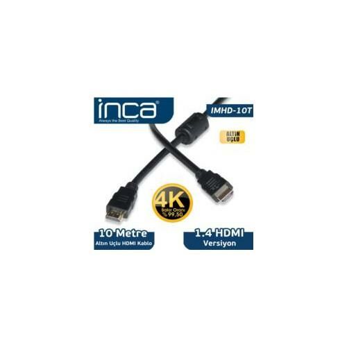 INCA HDM10 HDMI TO HDMI 10MT ALTIN UCLU 3D