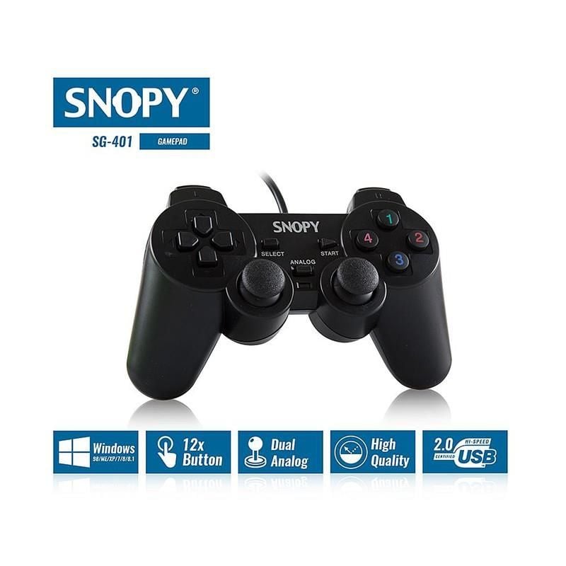 SNOPY SG-401 USB/PC/PS3 JOYSTICK 1,8mt KABLO TITRE