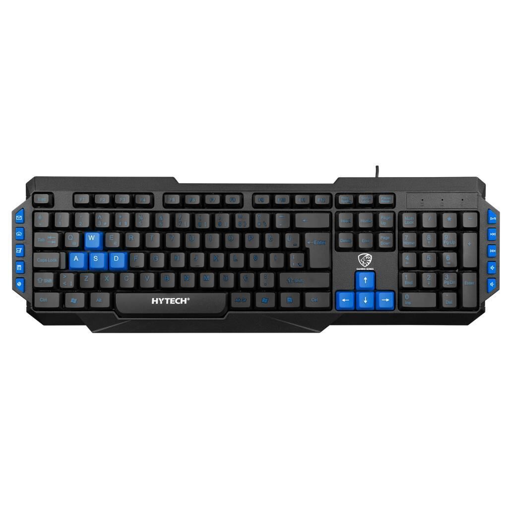 HYTECH HYK-46 GAMY SIYAH USB MAVI Q GAMING KLAVYE