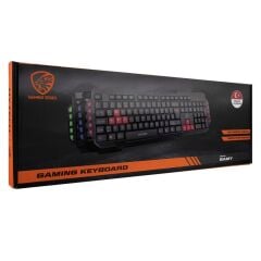 HYTECH HYK-46 GAMY SIYAH USB MAVI Q GAMING KLAVYE