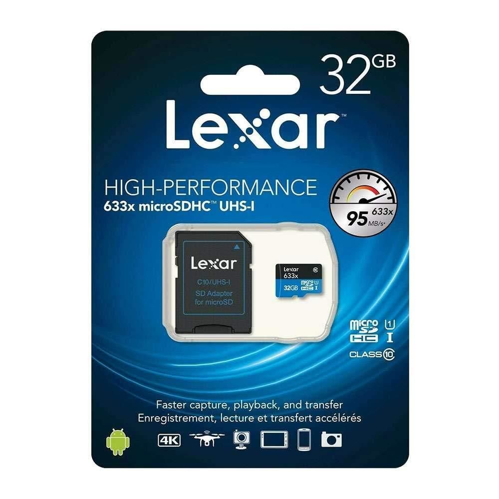 LEXAR V10 32GB MICROSD KART 633X-100/20 UHS-1 C10