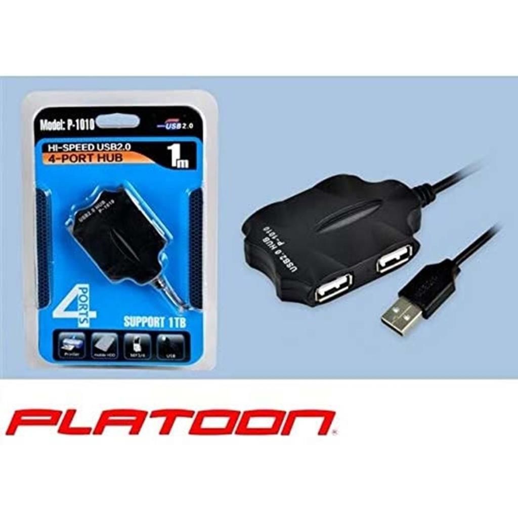 PLATOON PL-5701 4LU USB HUB COGALTICI 1 MT.