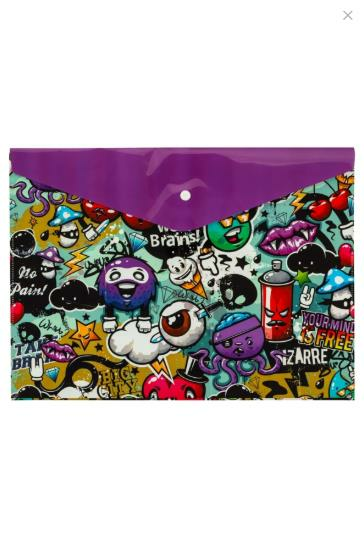 BIGPOINT CITCITLI DOSYA A4 GRAFITI DESENLI NO:2