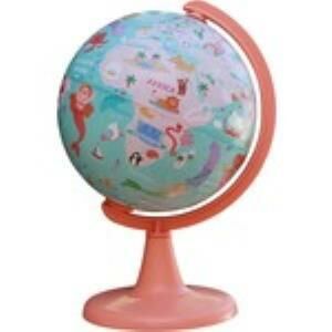 GURBUZ 15cm MERMAID JOURNEY GLOBE+PUZZLE 54LU48156