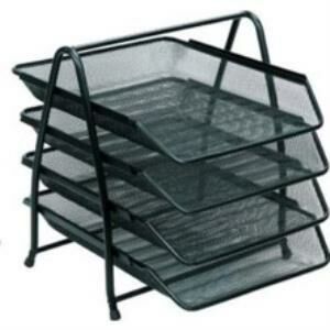 BIGPOINT EVRAK RAFI METAL PERFORE 5LI SIYAH 415-95