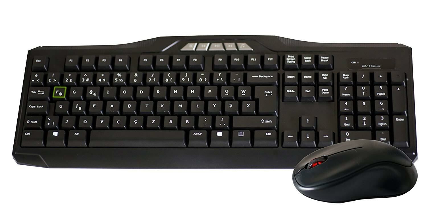 ELBA F USB  KABLOSUZ KLAVYE + MOUSE SET (EC-266F)