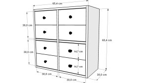 Cekmeceli Sifonyer Beyaz 65 Cm SFN-1022-C