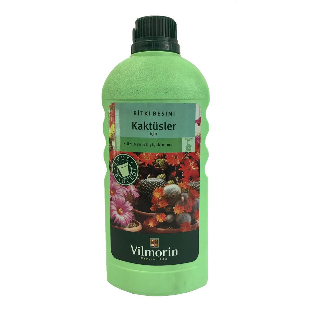 Kaktüsler İçin Bitki Besini -Genta Prestige Vilmorin-500ml - 560 g-Yeni Tarihli