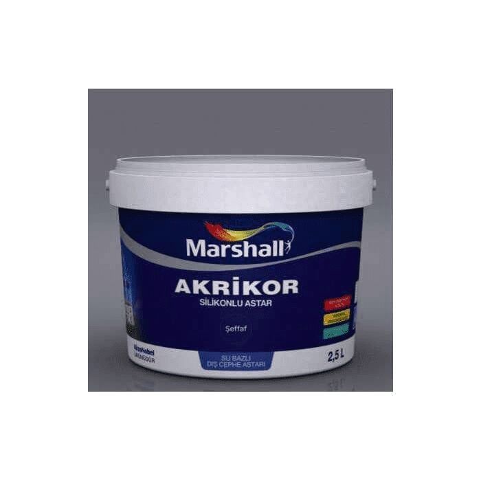 Marshall Akrikor Silikonlu Örtücü Astar Beyaz 20 kg